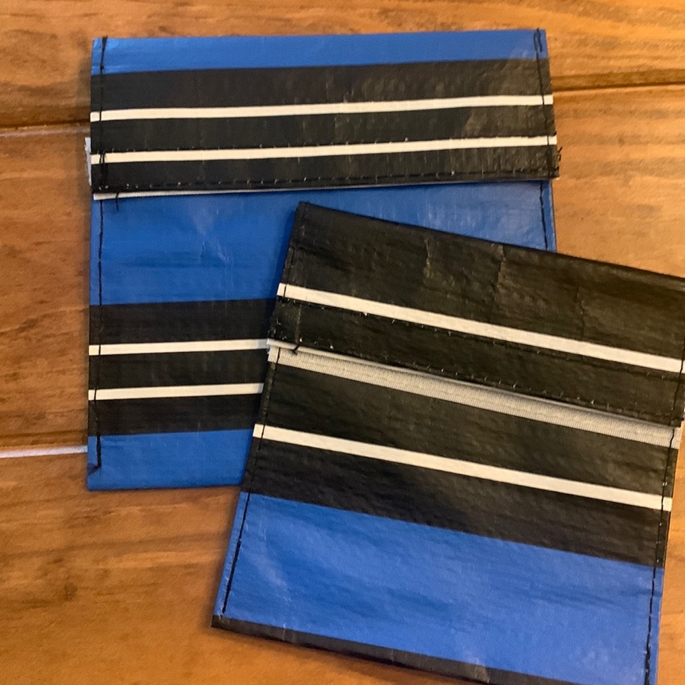 Reusable Lunch Bags- Sandwich/Snack Size - Black/Blue/WhiteBRAND NEW